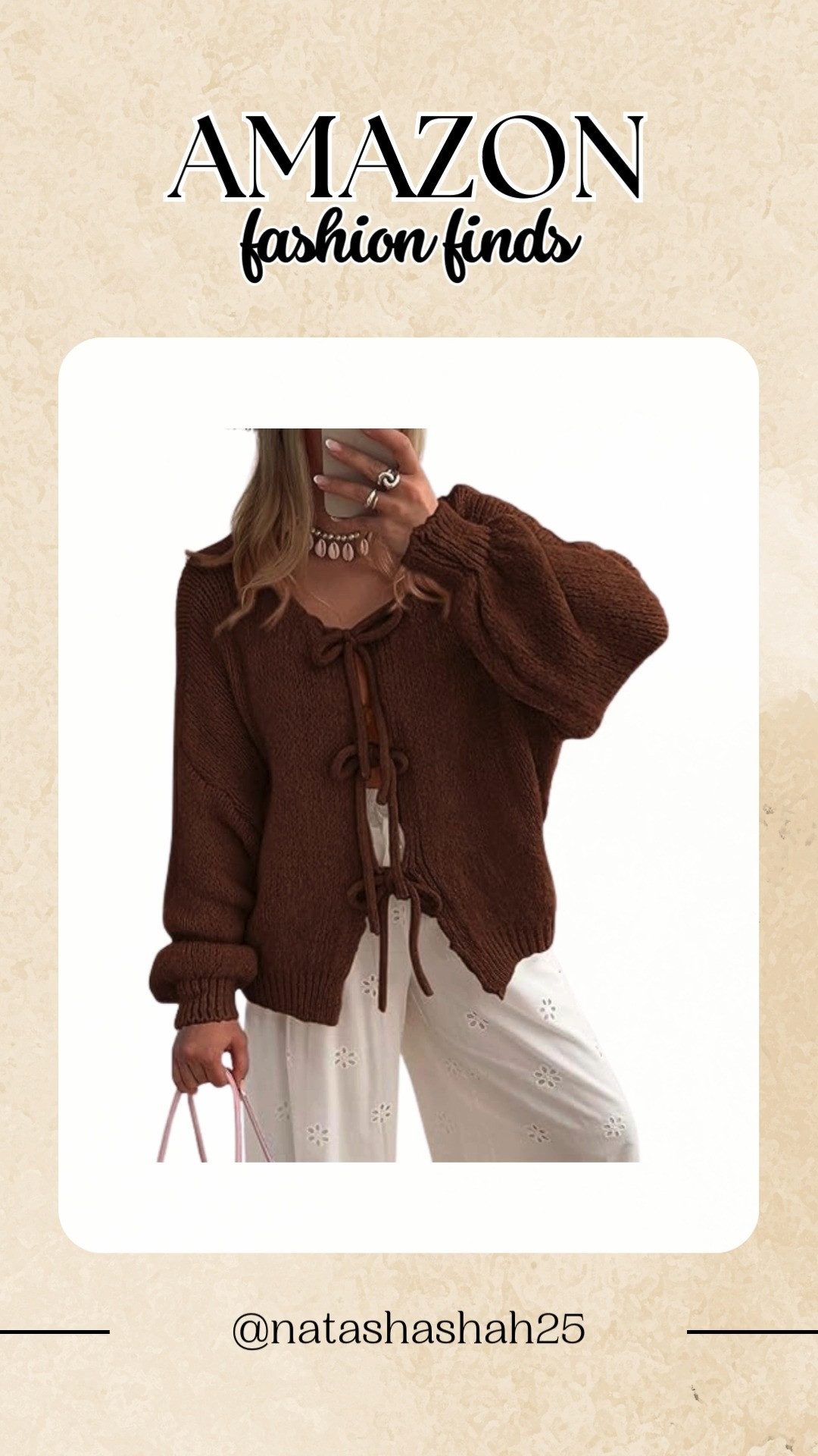 This tie front bow cardigan sweater with chunky knit long puff sleeves brings cheerful warmth and trendy charm to every fall and winter look. #TieFrontCardigan #ChunkyKnitSweater #PuffSleeves #FallFashion #WinterStyle #CozyLayers #WardrobeStaple #TrendyOutfits #FashionEssentials #ChicComfort 🧶✨🍂
 

 #LTKcanada #LTKwinter #LTKtravel