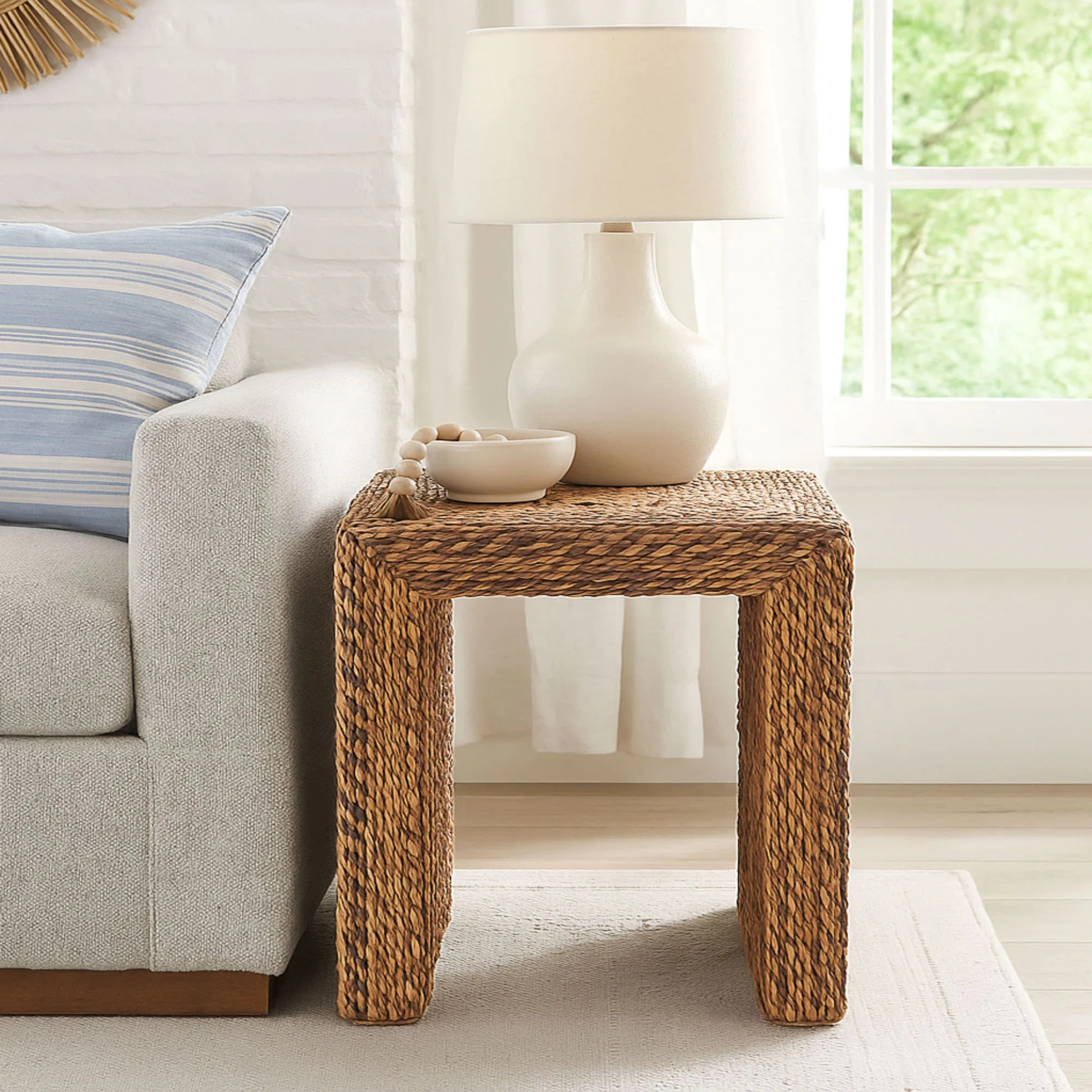 Eden Braided Seagrass Side TableByBay Isle Home™5.0Rated 5 out of 5 stars.6 Reviews | Wayfair North America
