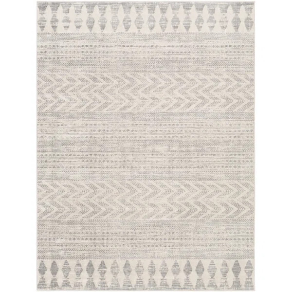 Donte Geometric Area Rug in Gray/Taupe | Wayfair North America