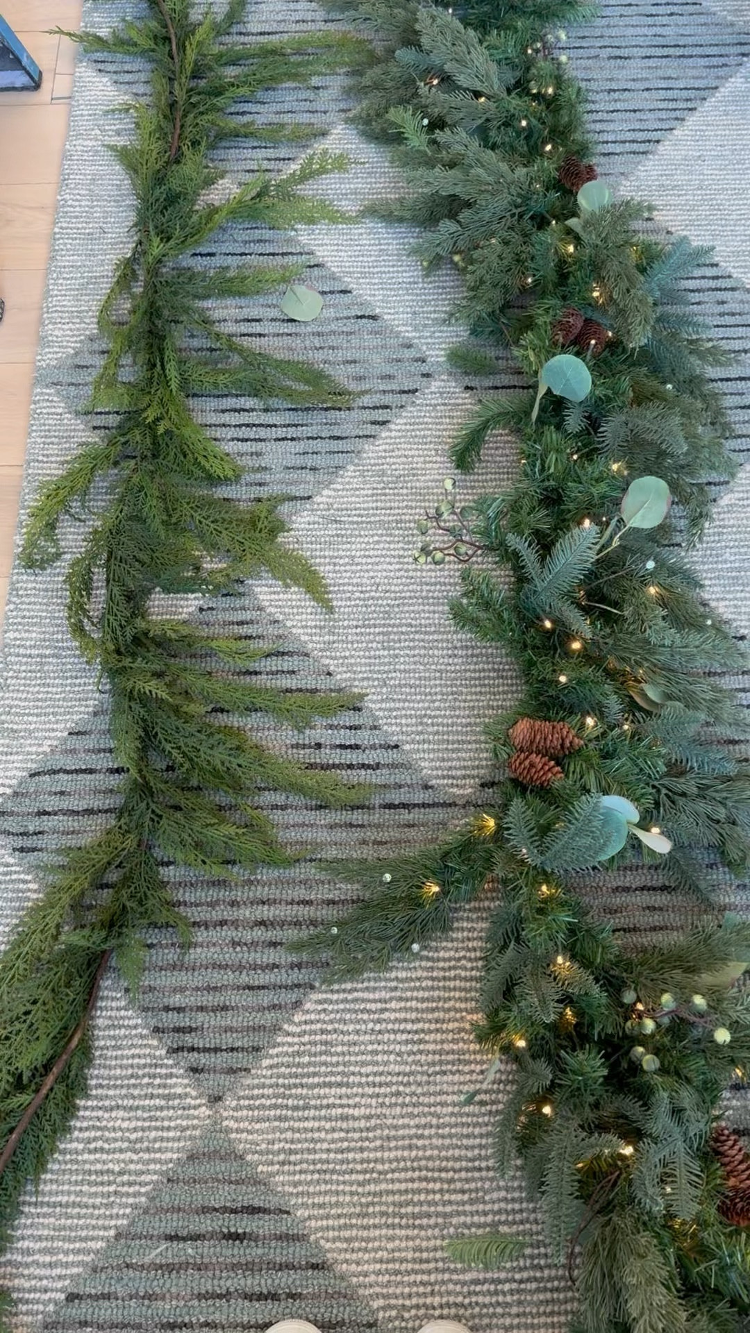 My majestic prelit multi green garland is on major sale this weekend! I use this on my mantel every year and my porch outside. You can get battery or plug in options! Code: FS1123
& free shipping 

My faux cedar garland comes in 6 or 9 sub lengths and sells out every year. I have had mine for 5 years now! 

My gold mantel mirror is also on sale. 3ft, 5ft, and 7 ft options. 