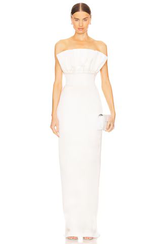 SAU LEE Noah Gown in Ivory from Revolve.com | Revolve Clothing (Global)