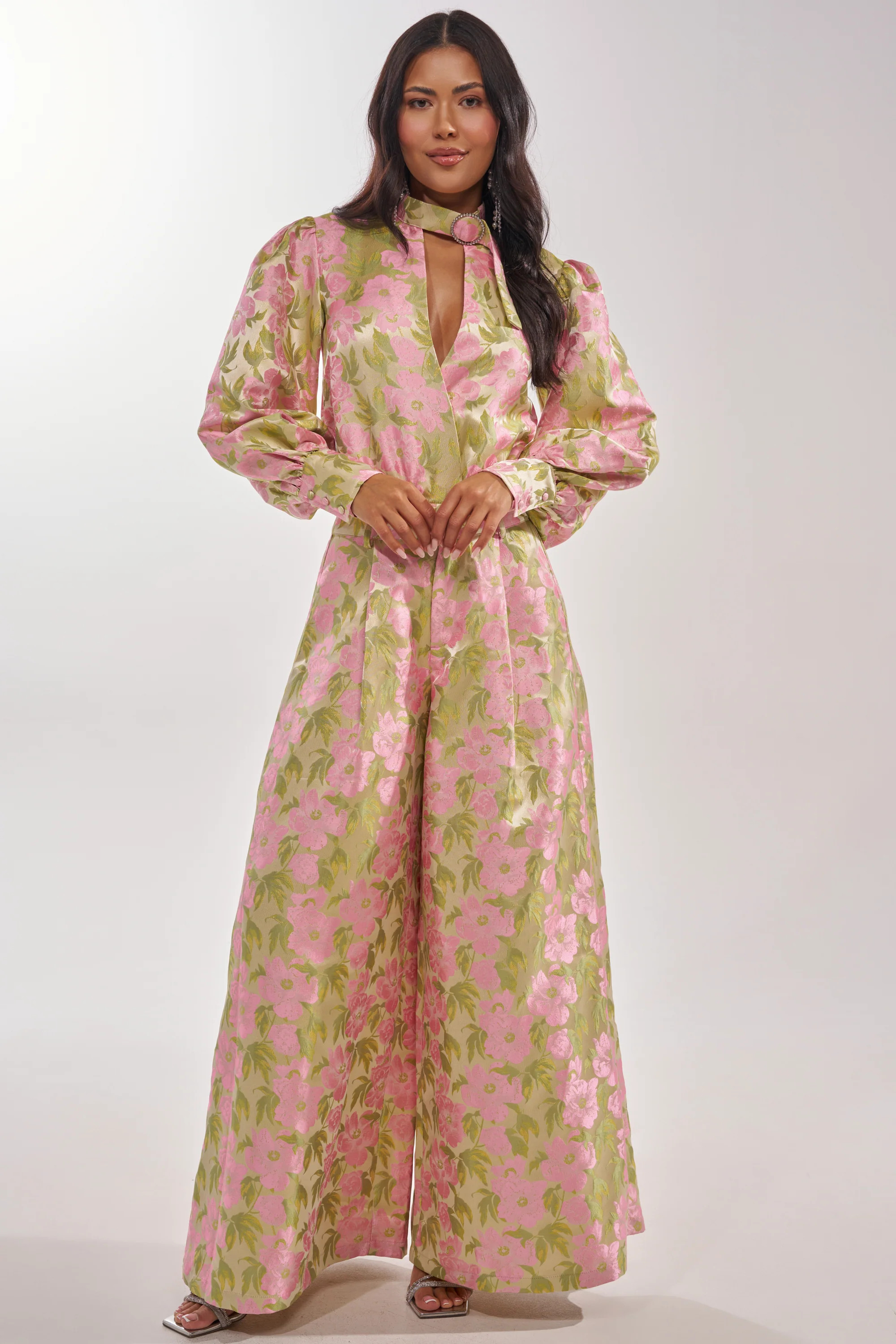 OVER IT FLORAL TROUSER | AKIRA