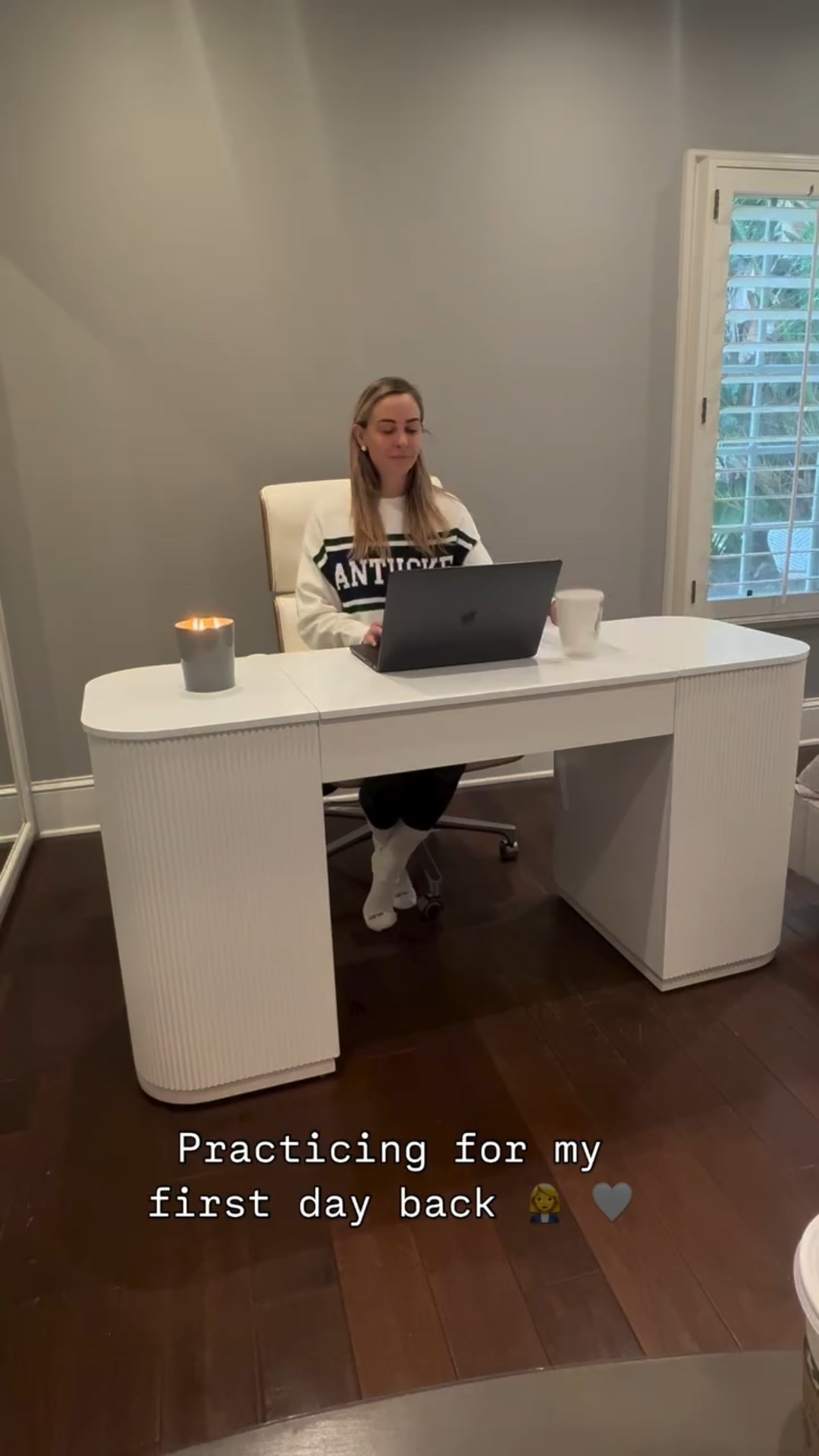 Love this office desk and chair! Getting ready for my new job 🤍

#LTKFamily #LTKU #LTKHome