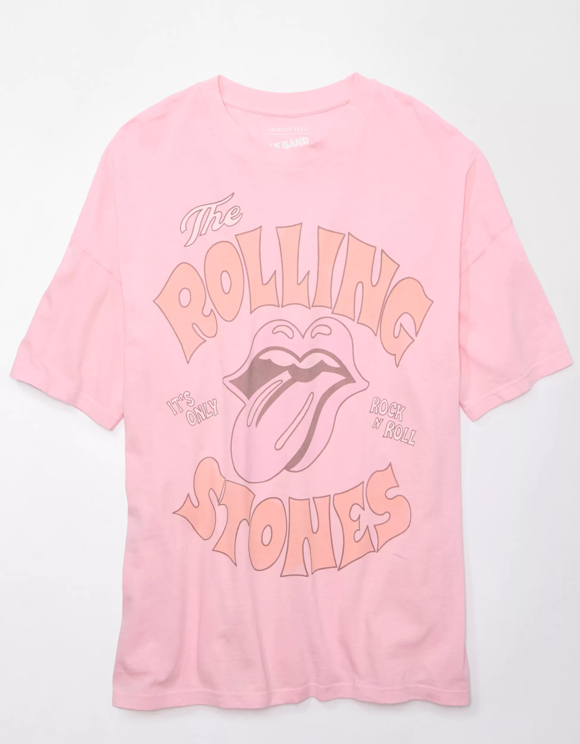 AE Oversized Rolling Stones Graphic Tee | American Eagle Outfitters (US & CA)