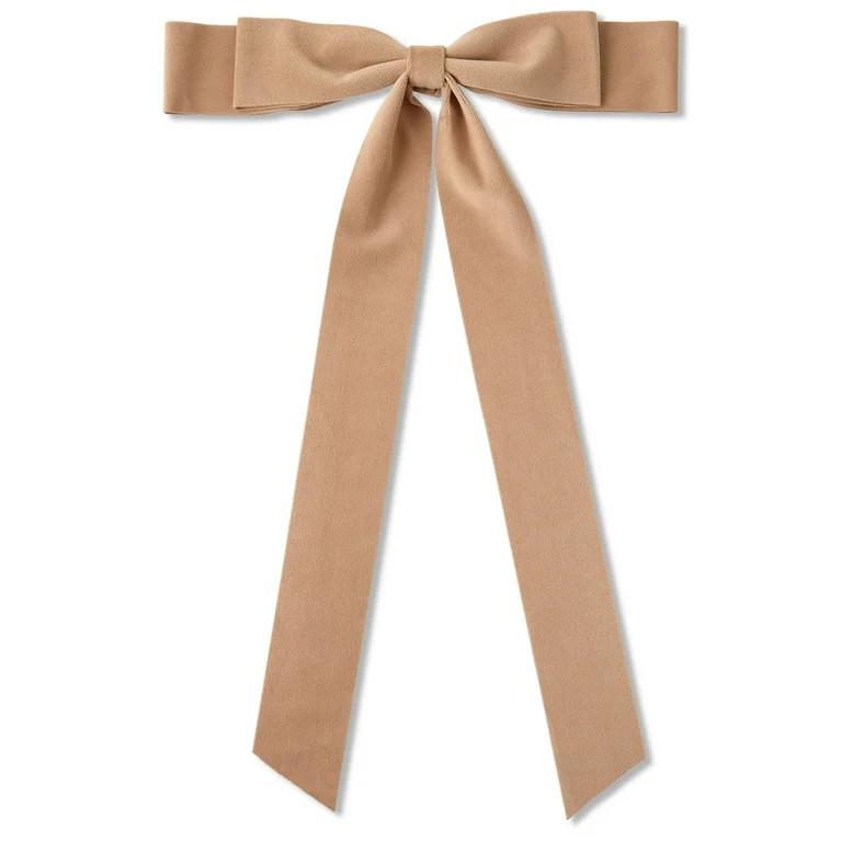 Taupe Floppy Suede Decorative Christmas Bow, 18", by My Texas House | Walmart (US)