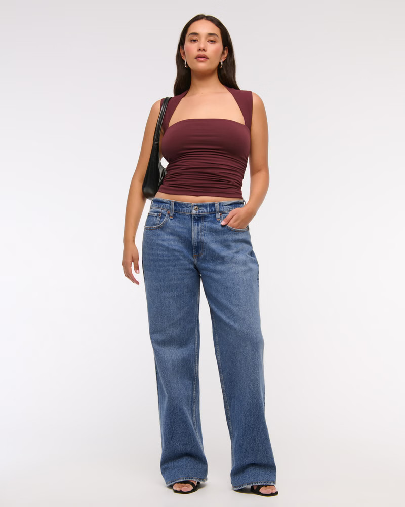 Women's Low Rise Baggy Jean | Women's Clearance | Abercrombie.com | Abercrombie & Fitch (US)
