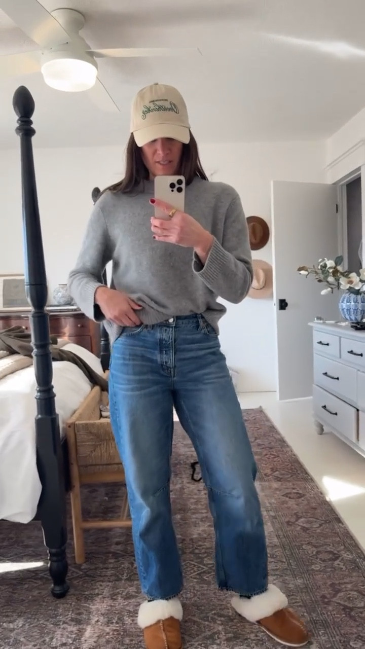 I love this sweater so much!! I got a medium but could have sized up for an even more baggy look! ❤️ 

#quince #oversized #sweater #oversizedsweater #fishermans #ootd

#LTKootd #LTKgrwm #LTKmomlife