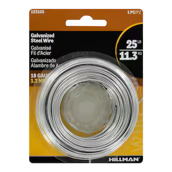 Hillman 25lb 18 Gauge Steel Picture Hanger Wire | Lowe's