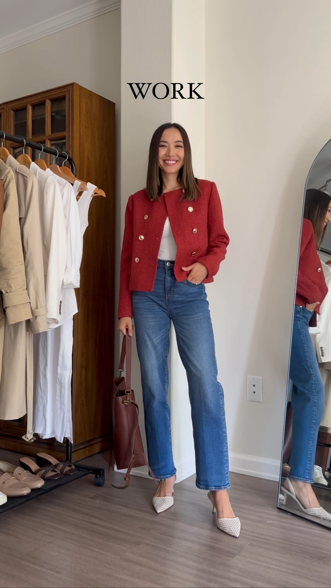 Day to night/work to weekend outfit styling from Ann Taylor 

Tops xs
Jackets xs
Bottoms 00 (petite would have been best for the wide leg pants) 

Workwear / office outfits / classic style 

#LTKstyletip #LTKworkwear