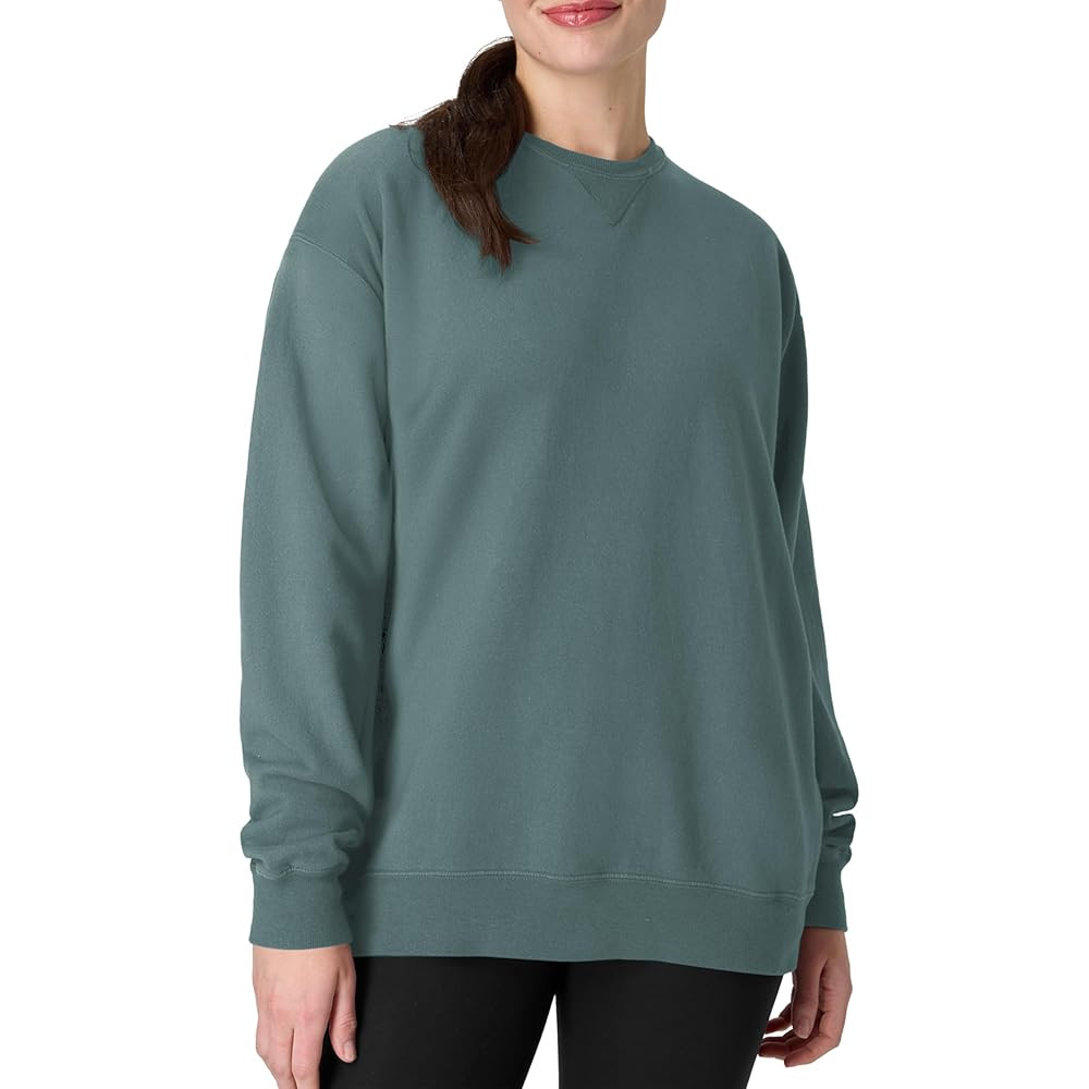 Hanes Women's Originals Fleece, Garment Dyed Pullover, Crewneck Sweatshirts for Men | Amazon (US)