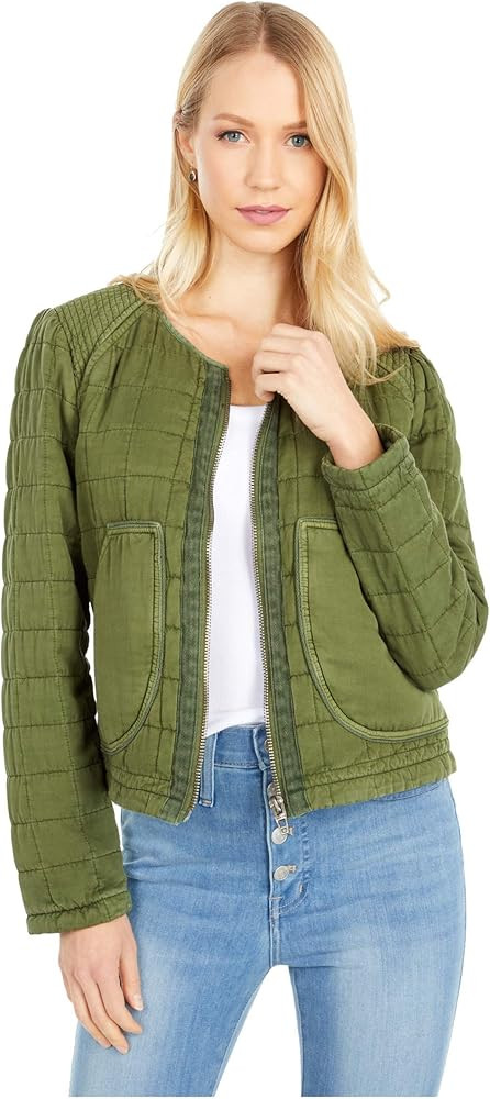 womens [Blanknyc] Collarless Quilted Jacket | Amazon (US)