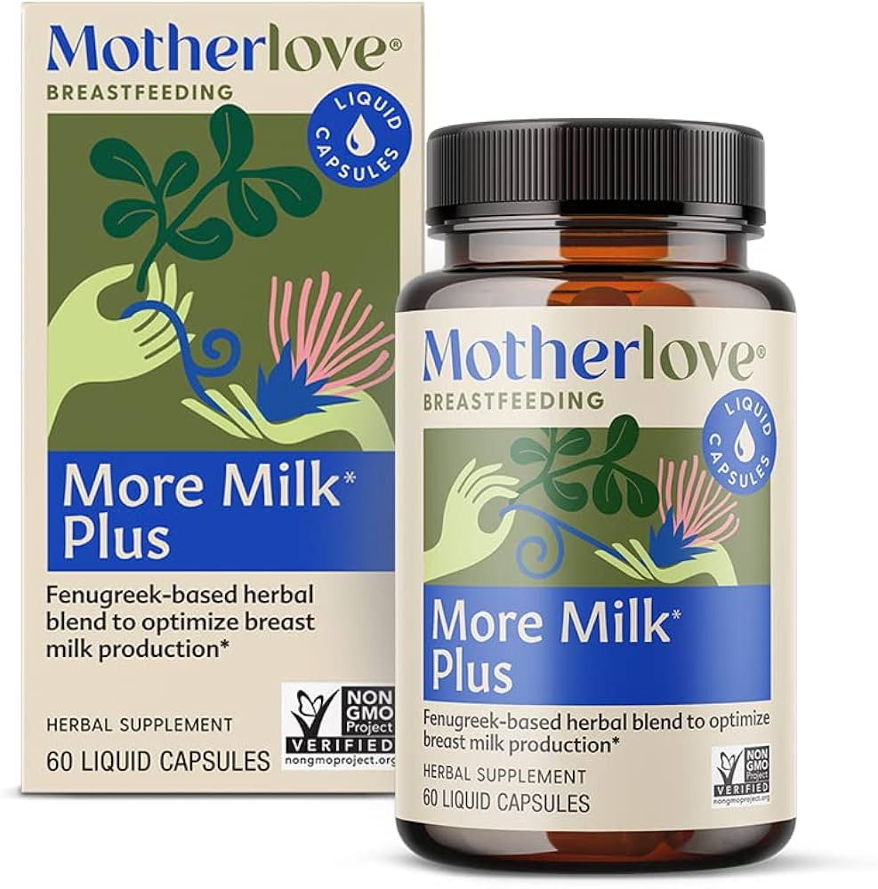 Motherlove More Milk Plus (60 Liquid caps) Fenugreek-Based Lactation Supplement to Support Breast... | Amazon (US)