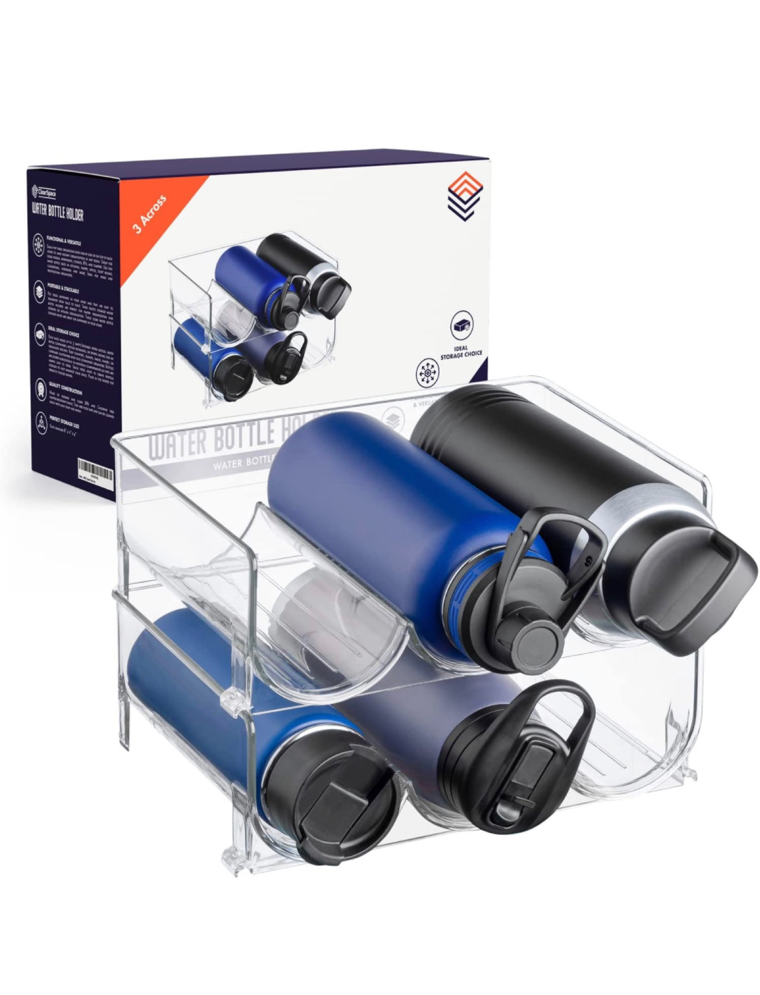 Organizing everything! These stacking water bottle organizers helped declutter my cabinet and made everything more accessible. 

#LTKhome #LTKunder50 #LTKFind