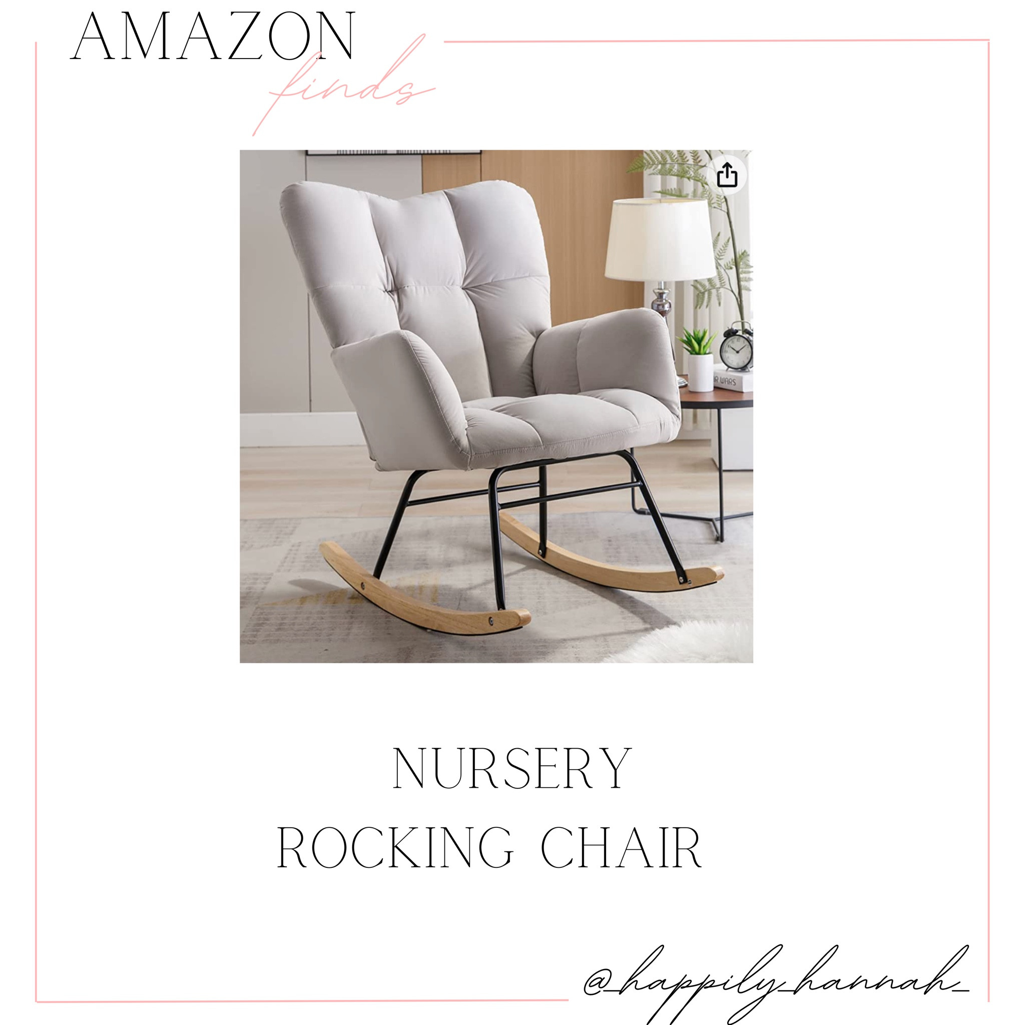 This rocking chair is exactly what I was looking for! 

#LTKbump #LTKbaby #LTKhome