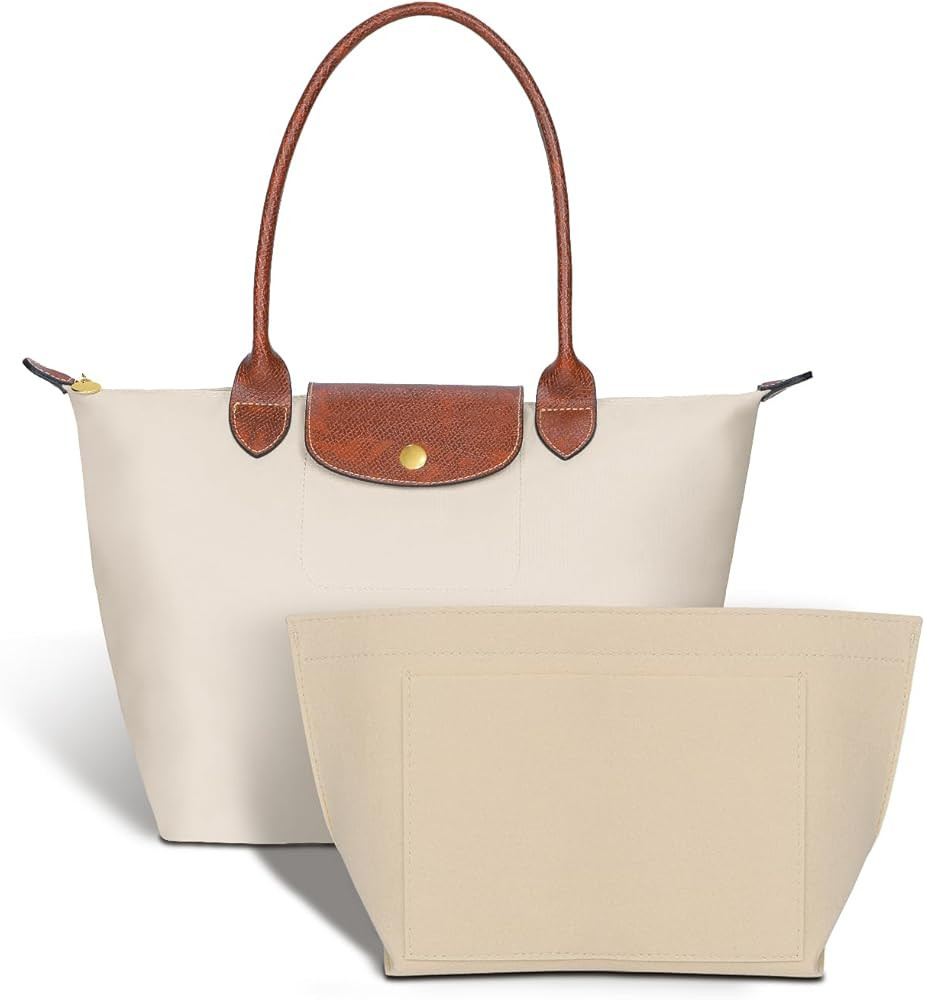 Tote Bag for Women: With Purse Organizer Insert - Foldable Nylon laptop Bag - Capacity for Travel... | Amazon (US)