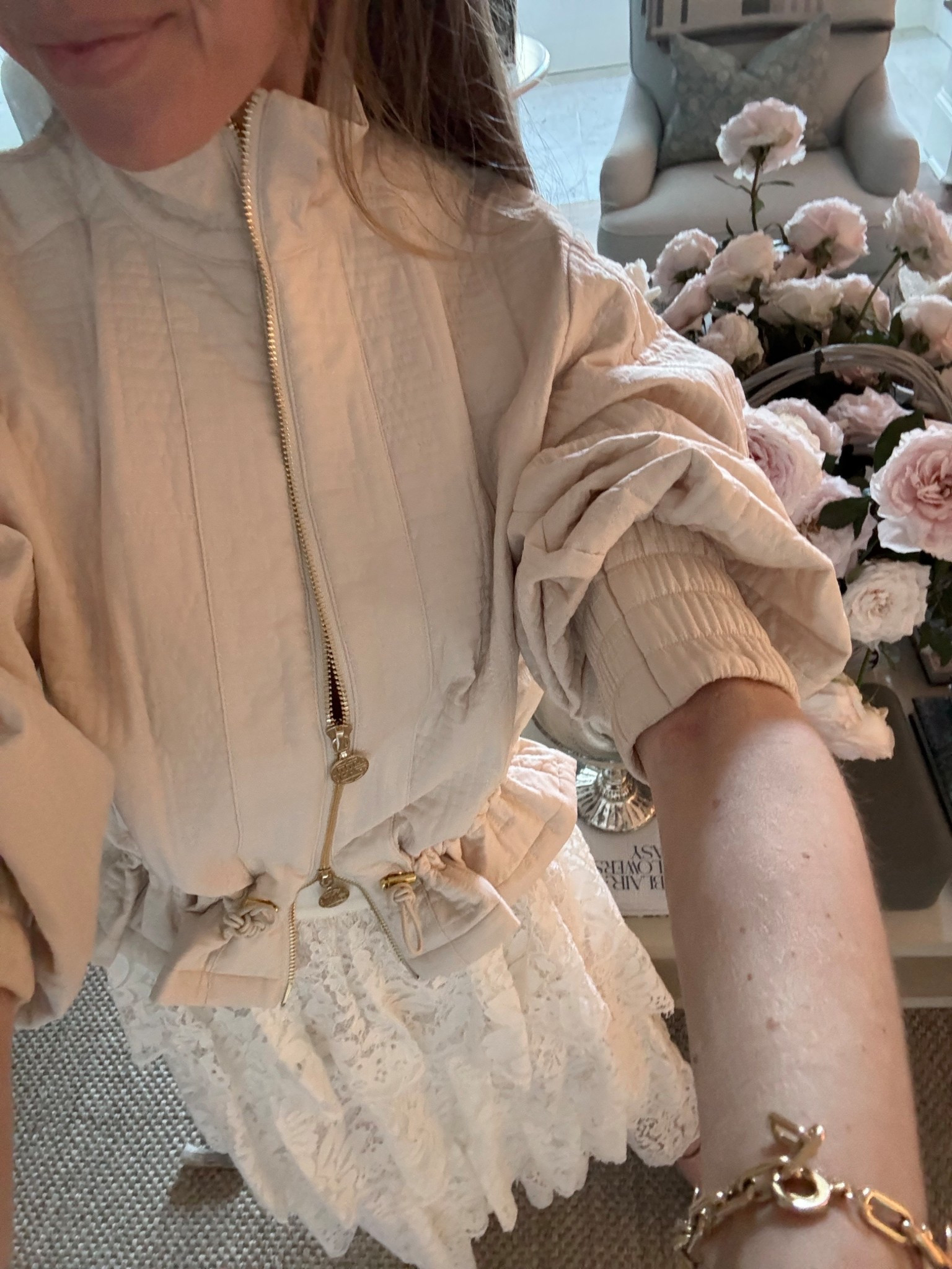 Cutie bomber jacket with a little peplum vibe. Love dressing it up with a skirt. 

#LTKWorkwear #LTKStyleTip #LTKSeasonal