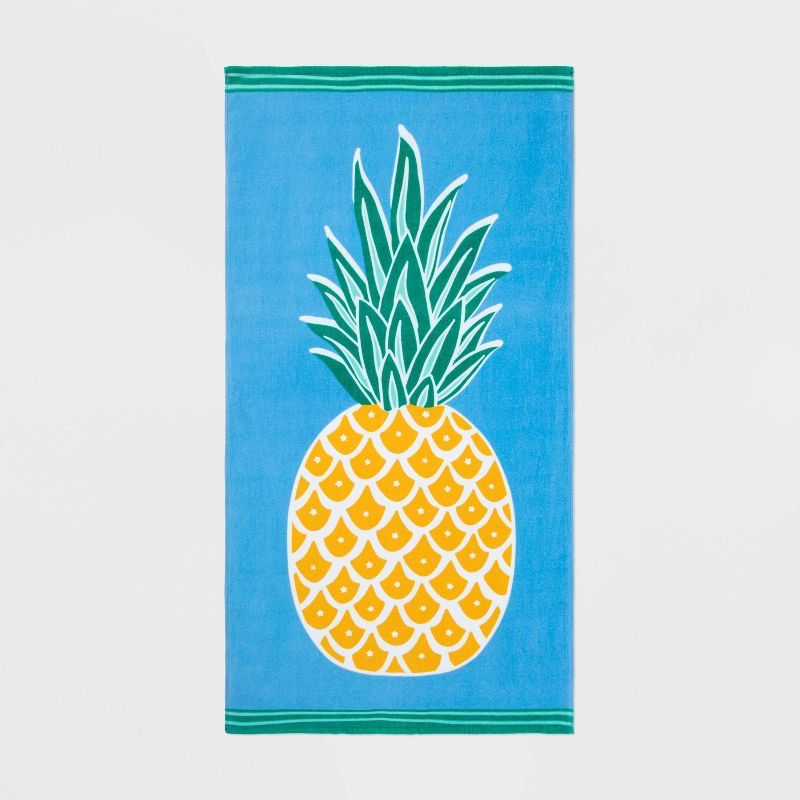 Pineapple Printed Beach Towel - Sun Squad™ | Target