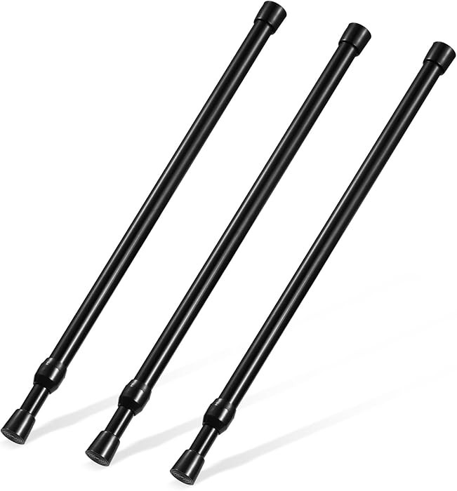 Tension Rod 16 to 28 Inch, Goowin Small Tension Rod, 5/8" Diameter No Drilling Expandable Short T... | Amazon (US)