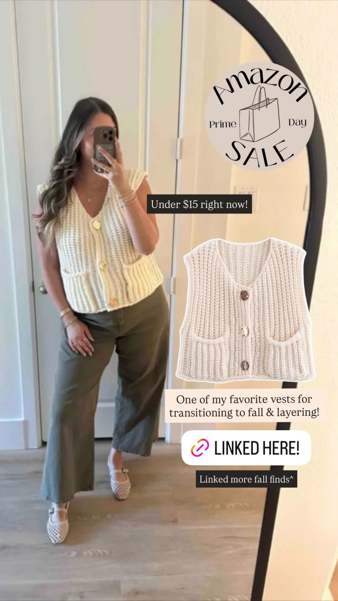 One of my favorite vests for transitioning to fall & layering!  Under $15 right now from Amazon!

#LTKStyleTip #LTKTall #LTKSaleAlert