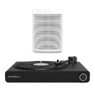 Victrola Stream Onyx Works with Sonos Wireless Turntable with 2-Speeds with Sonos One Gen 2 Smart... | Target