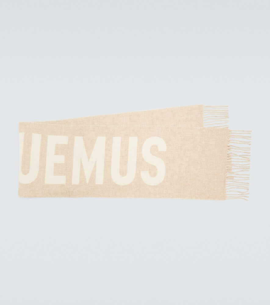 Jacquemus L'Écharpe fringed virgin wool scarf | Mytheresa (UK)