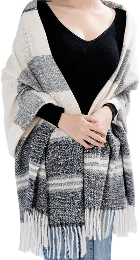 PREFER TO LIFE Scarf for Women, Warm Long Blanket Scarves Large Soft Thick Shawls and Wraps | Amazon (US)