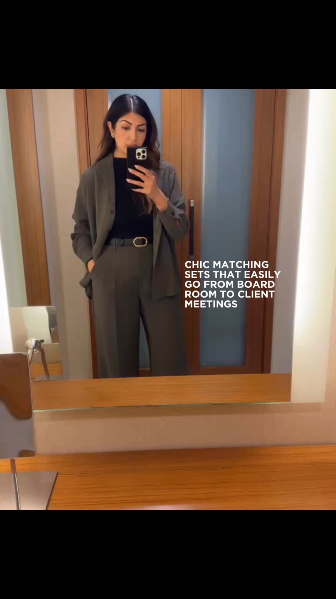Chic matching sets that are tailored to wear to the office but also comfortable to wear to client meetings. 

#workwear #businesssuit #meetingoutfit #workblazersuit #aritzia 

#LTKWorkwear #LTKootd #LTKMidsize