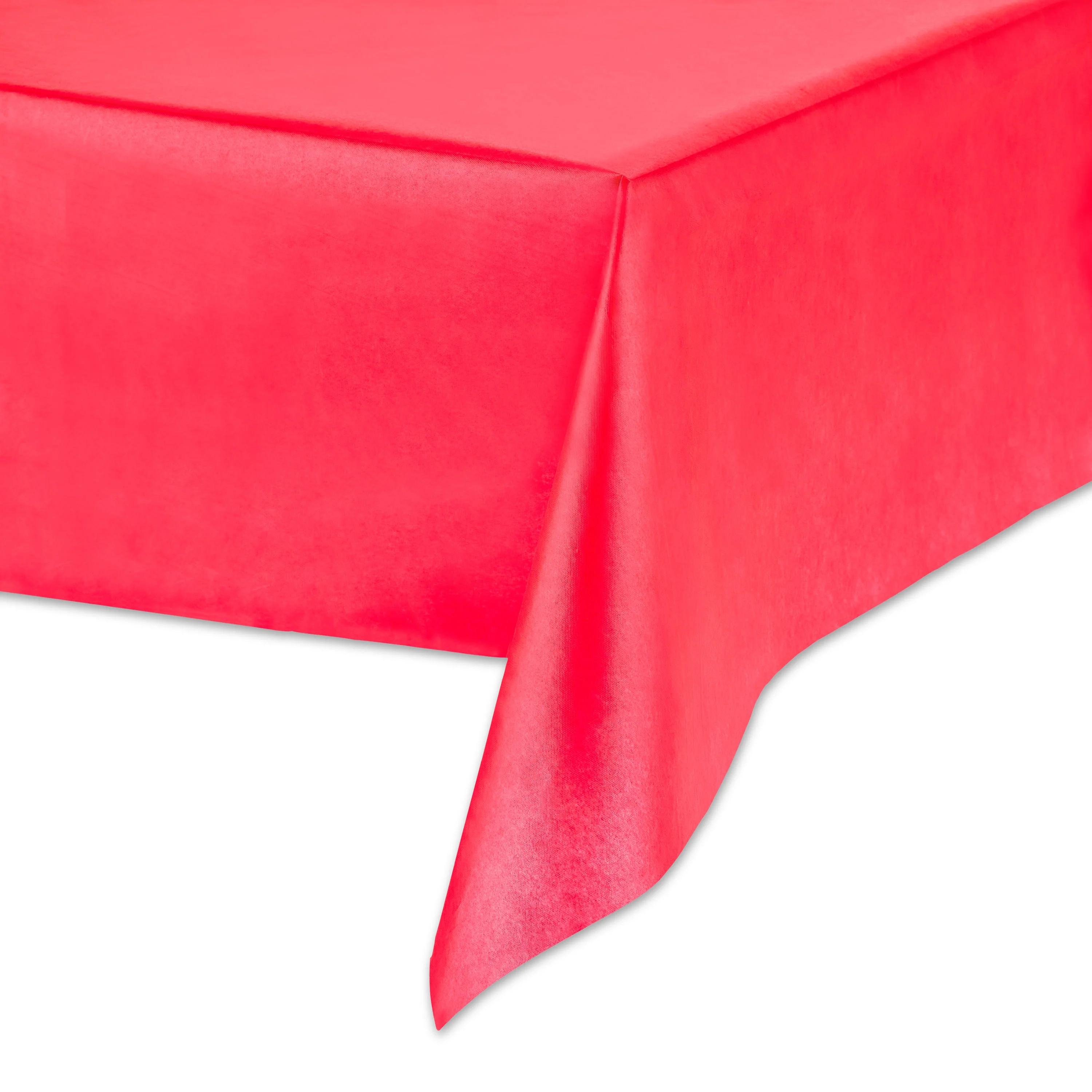 Rectangular 54" x 108" Red Plastic Table Covers, 3 Count, by Way To Celebrate | Walmart (US)
