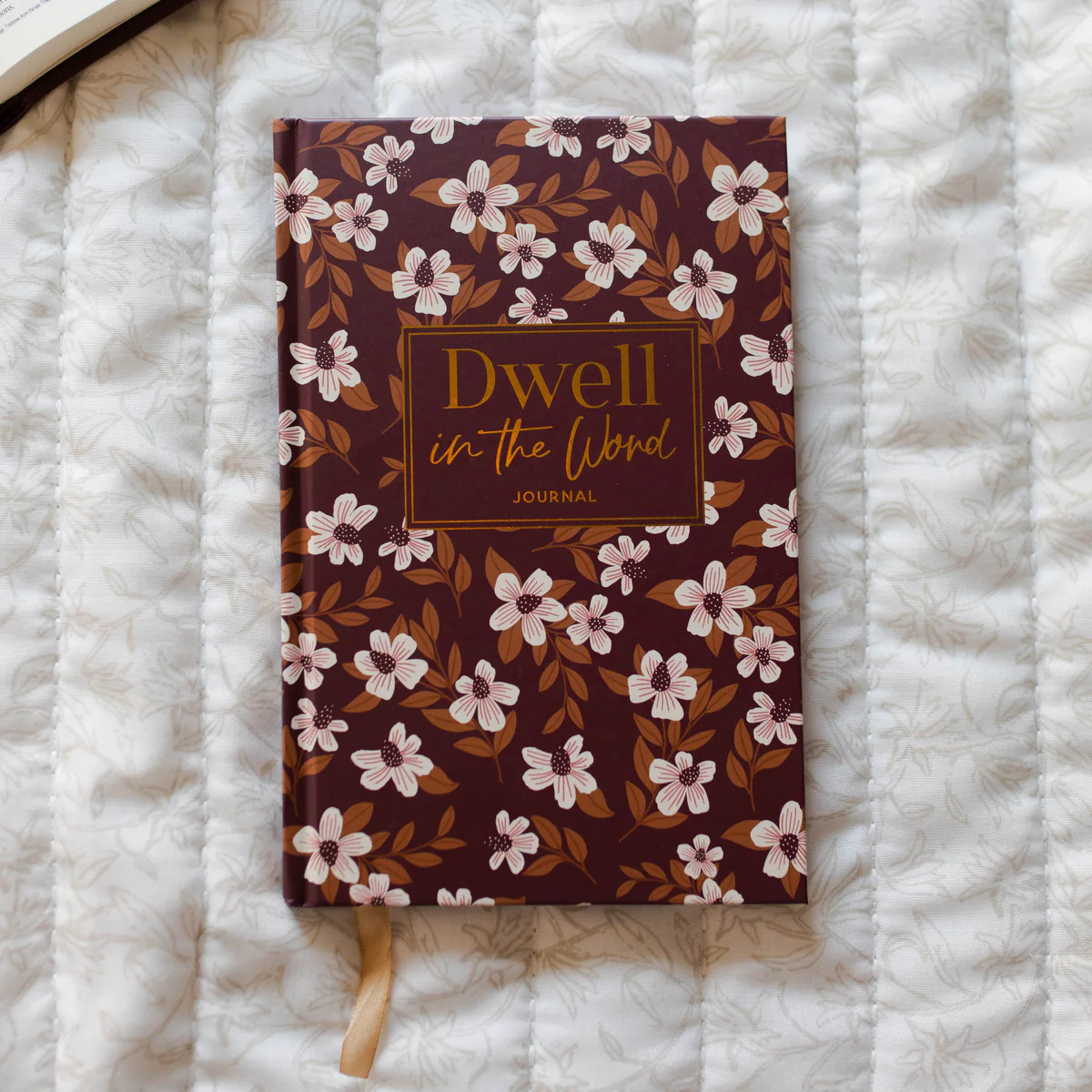 Dwell in the Word Journal - Burgundy Blooms | The Daily Grace Co.