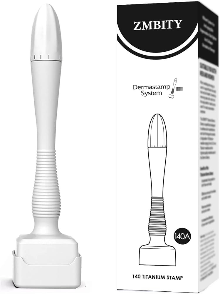 Titanium Microneedles Derma Roller - Stamp Alternative -Microneedle Micro Needle Skin Care Tool -... | Amazon (US)
