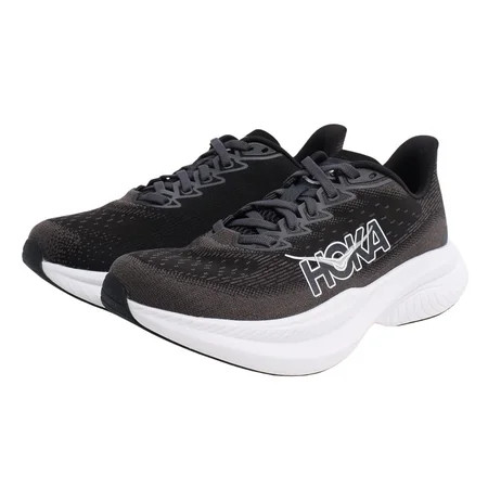 Hoka Women s Mach 6 Sneaker Black/White 9.5 | Walmart (US)