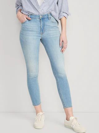 High-Waisted Wow Super-Skinny Ankle Jeans for Women | Old Navy (US)