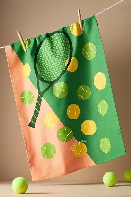 Causing a Racket Dish Towel | Anthropologie (US)