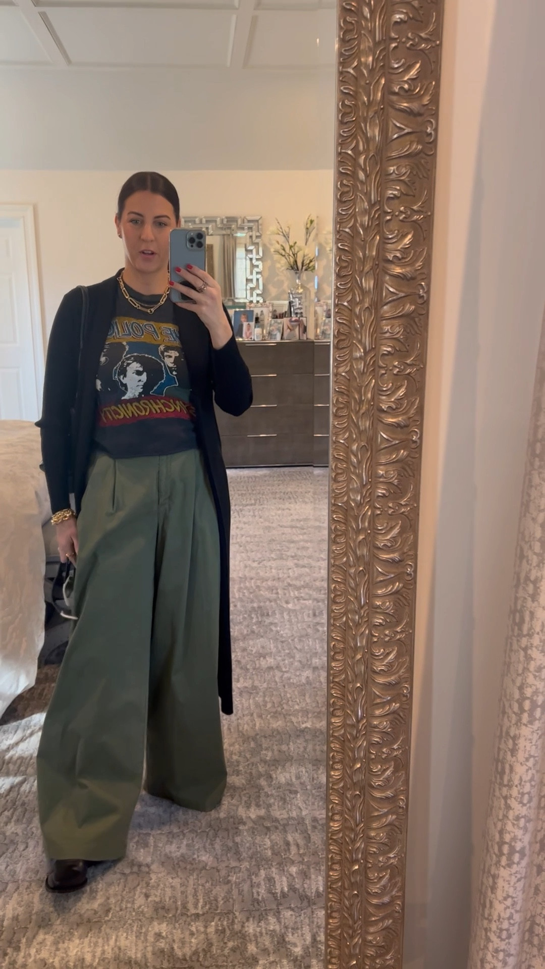 Concert tee, long duster sweater and wide legs! All you need for a cool spring look! 

#LTKSeasonal #LTKFind #LTKstyletip