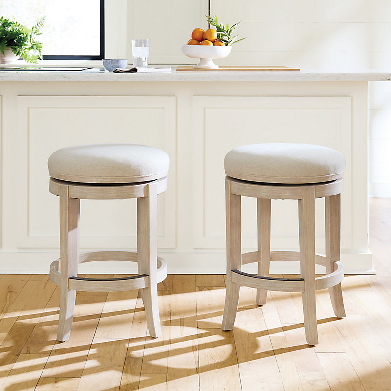 Micah Backless Swivel Counter Stool - Ballard Designs | Ballard Designs, Inc.