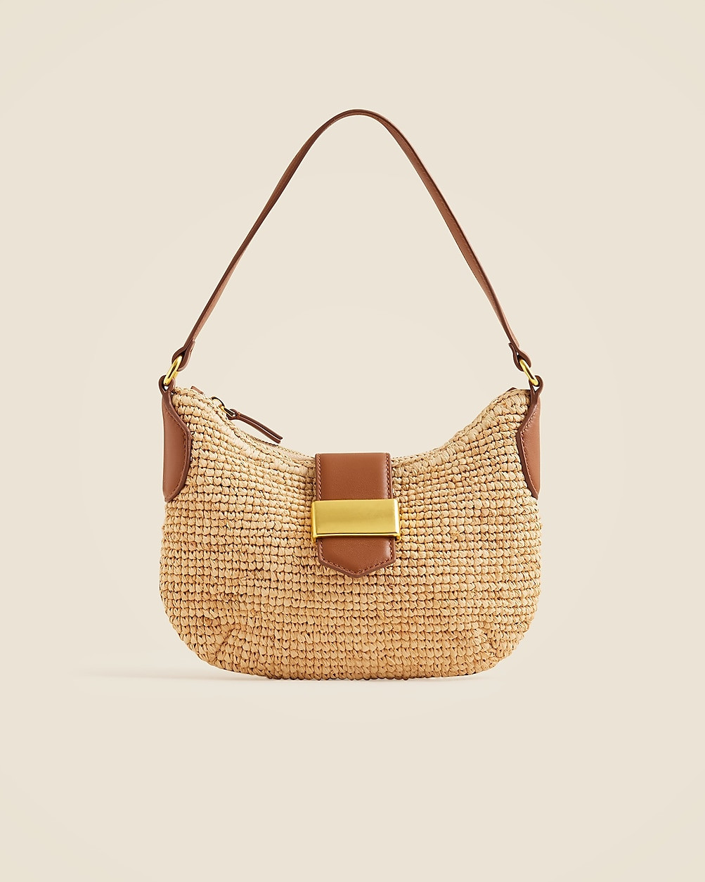 Berkeley small shoulder bag in handknotted straw | J. Crew US