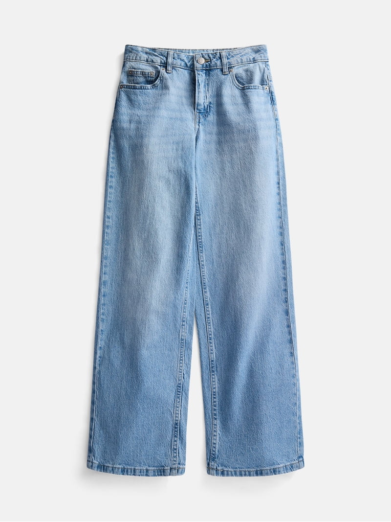 Weekend Academy Girls Baggy Straight Pant, Sizes 4-18 | Walmart (US)