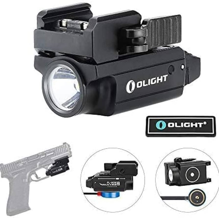 OLIGHT PL-Mini 2 Valkyrie 600 Lumens Magnetic USB Rechargeable Compact Weaponlight with Adjustabl... | Amazon (US)
