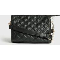 Black Quilted Cross Body Bag New Look | New Look (UK)