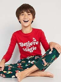 Patterned Microfleece Pajama Jogger Pants for Boys | Old Navy (US)