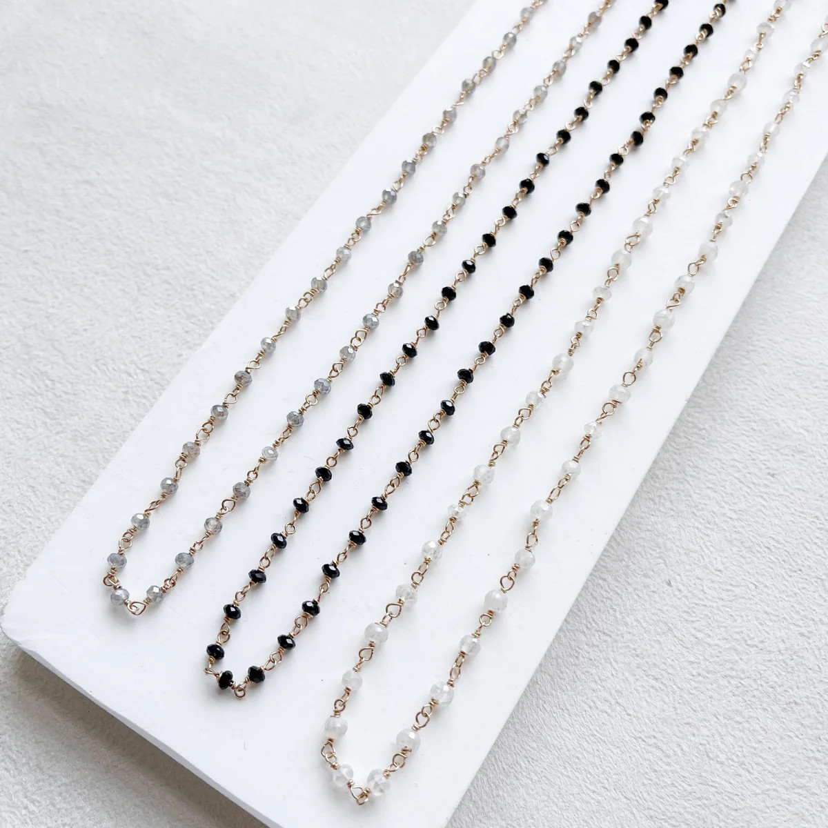 Everyday Versatile Shimmery Long Gemstone Necklace Gift Sarah Cornwell | Sarah Cornwell Jewelry