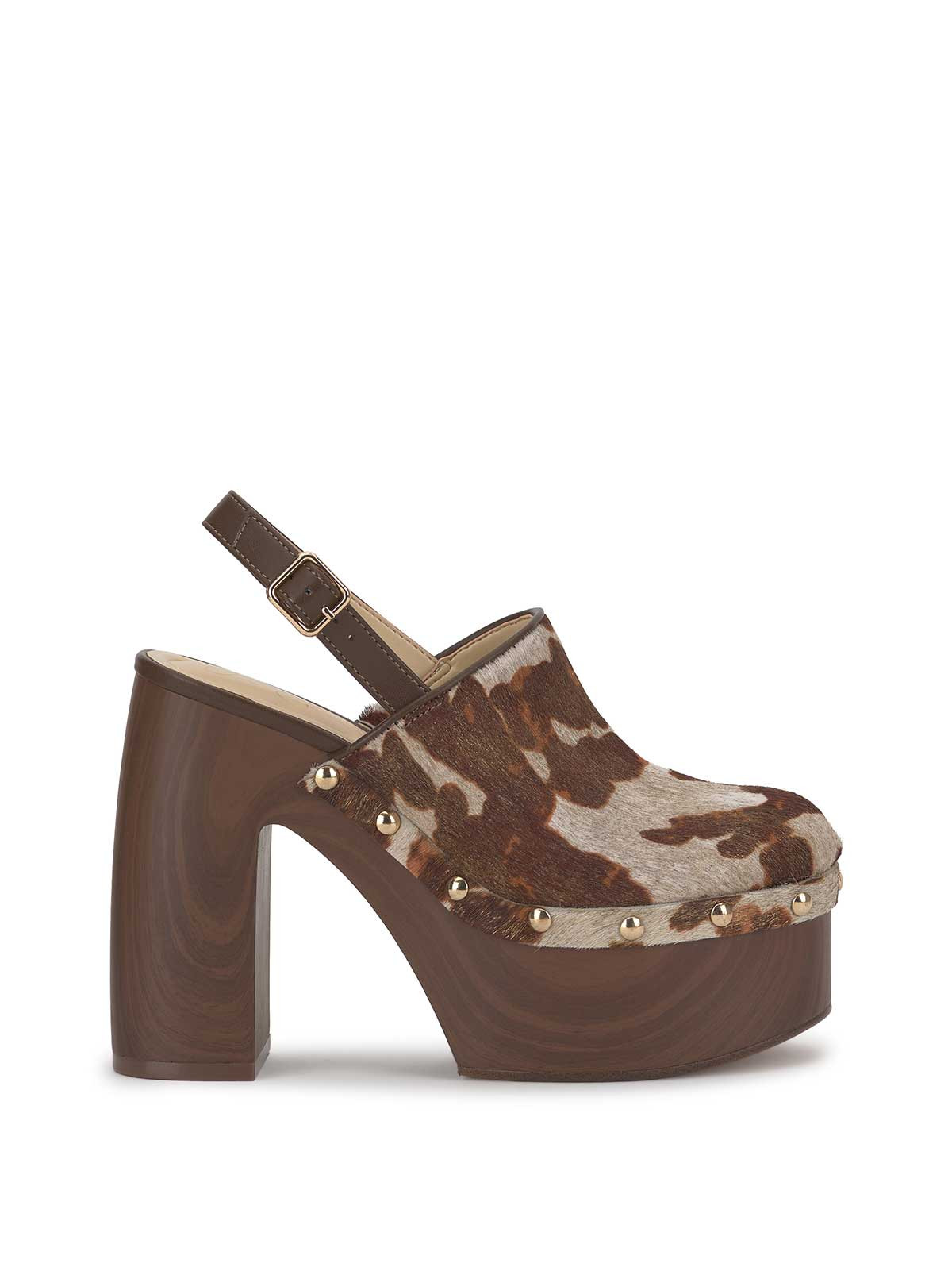 Cazea Platform in Cow Print | Jessica Simpson