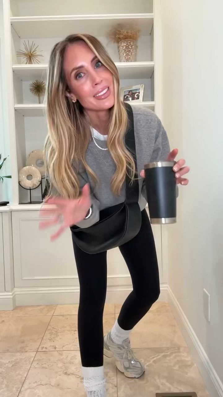 The best sports mom outfit for those nights where it’s still just a tad chilly out.

Sweater: size medium (size up)
Tee: size small
Leggings: size 2
Sneakers: size 8.5

#LTKgrwm #LTKootd #LTKmomlife