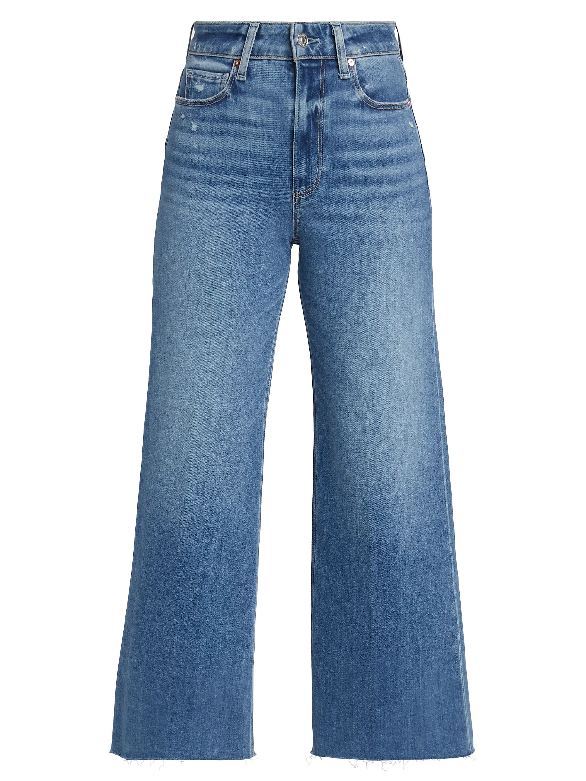 PaigeAnessa Cropped Straight-Leg Jeans | Saks Fifth Avenue