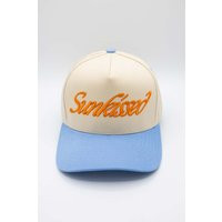 C.C. Sunkissed Trucker Hat for Women in Cream Blue | Glik's