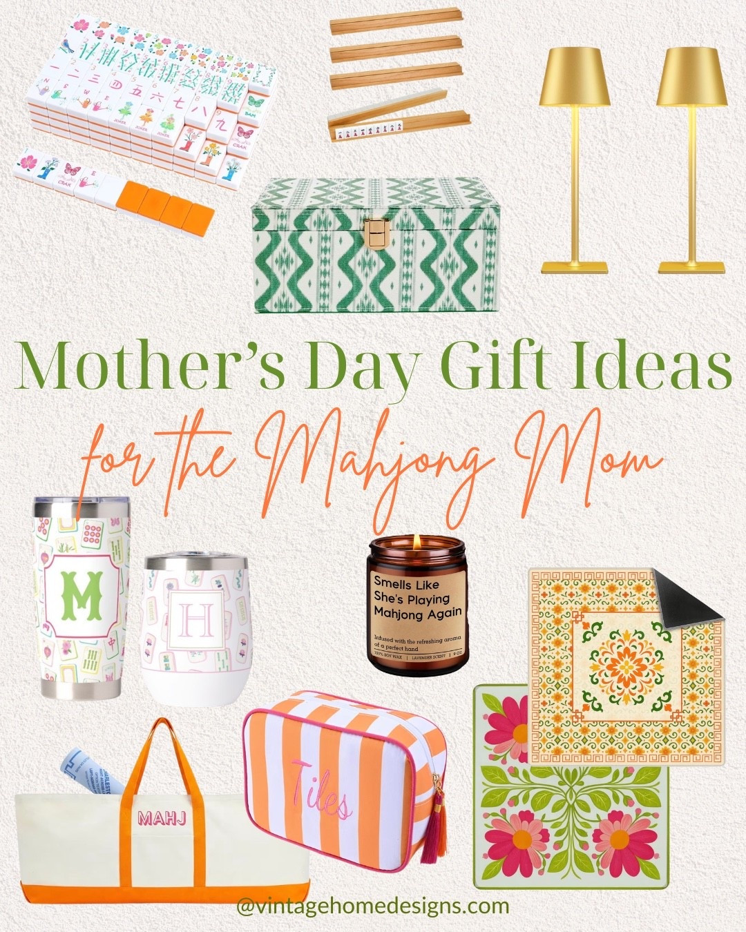 For the mom who loves gathering around the table for a good game of mah-jongg, why not give her a gift that takes her favorite pass time to the next level?

Whether she plays casually with friends or takes her game, seriously, there are some really fun gift ideas out there for the mah-jongg enthusiast.

A beautiful new tile set, a stylish carrying bag, or some fun mah-jongg themed accessories, like tumblers or tote bags are all great options she is sure to love. 

#LTKmomlife #LTKOver40 #LTKMothersDay