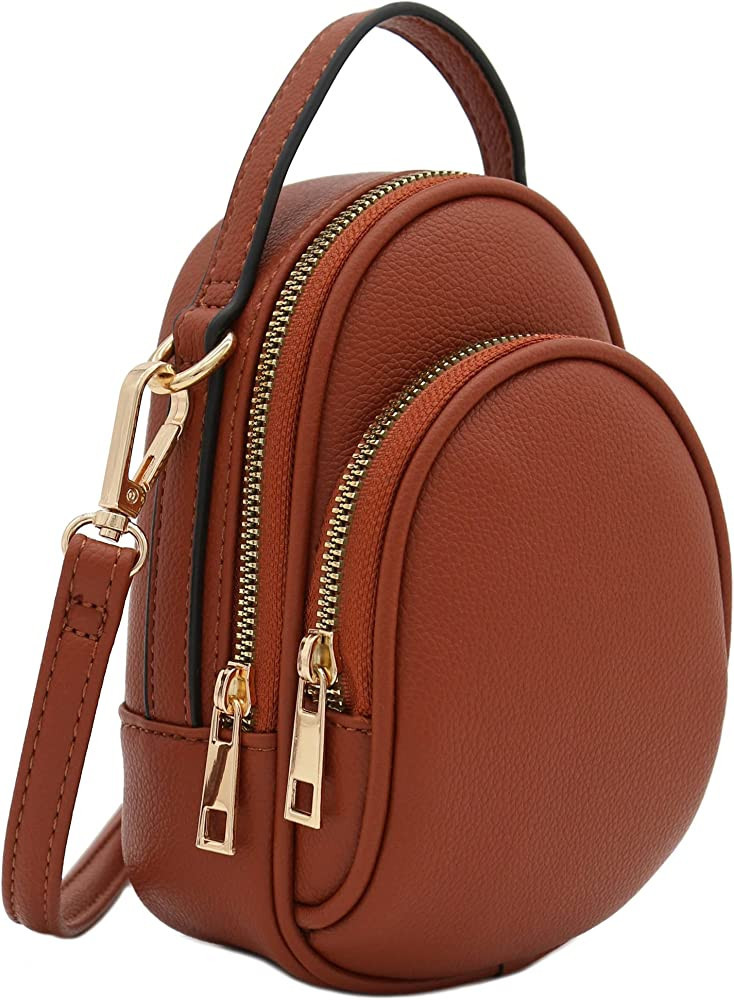 FashionPuzzle Two Compartment Phone Crossbody Mini Bag | Amazon (US)