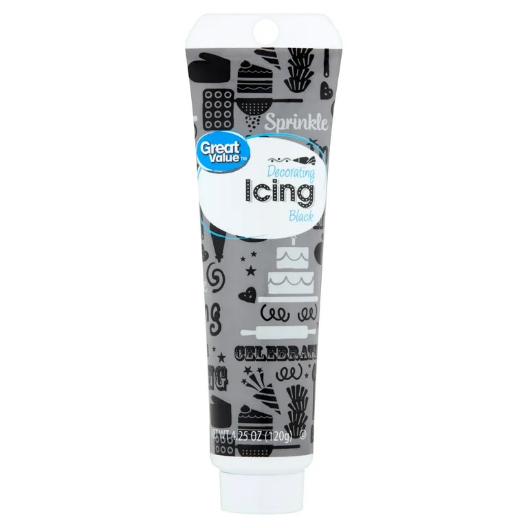 Great Value Black Decorating Icing, 4.25 Oz | Walmart (US)