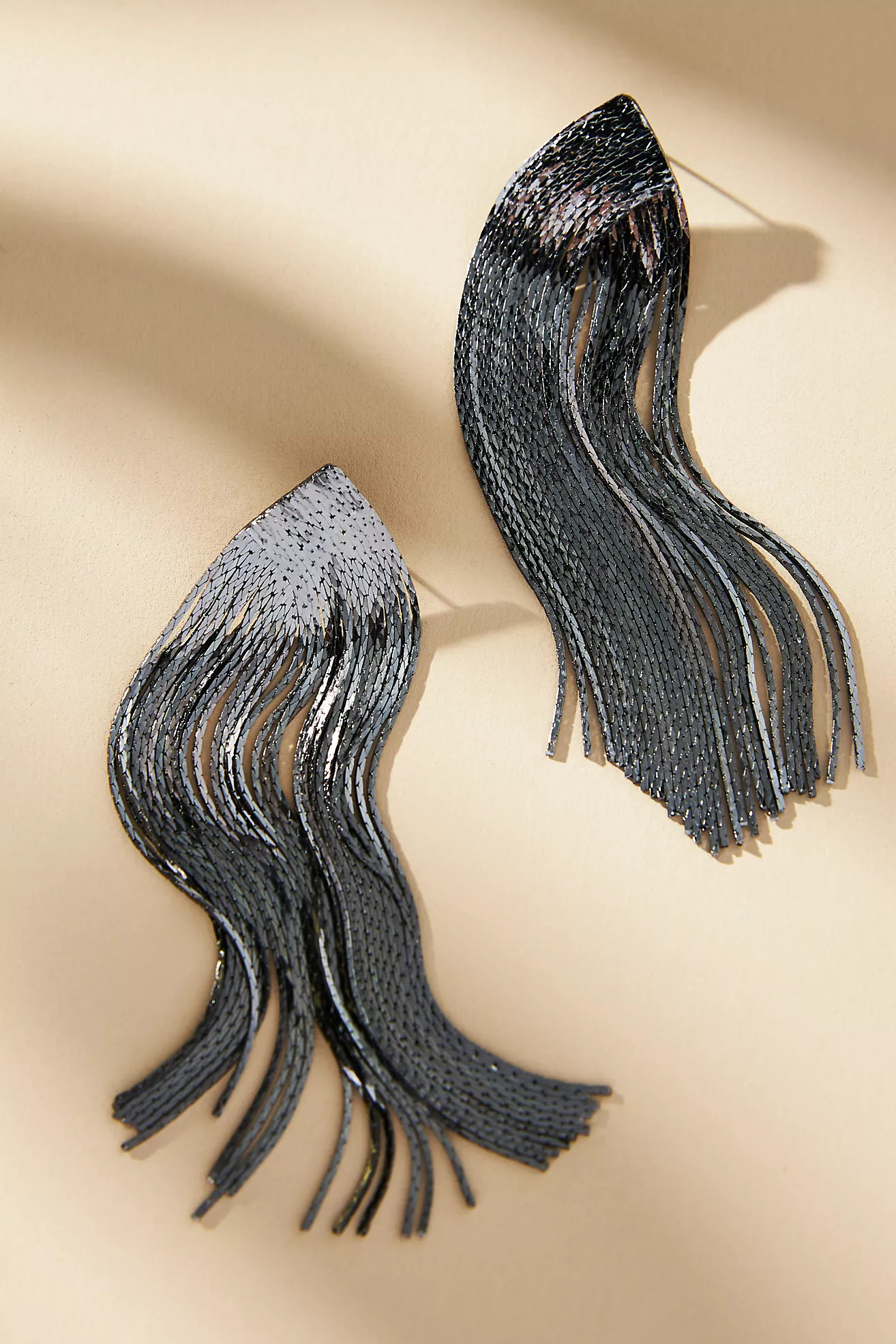 Triangle Chain Drop Earrings | Anthropologie (US)