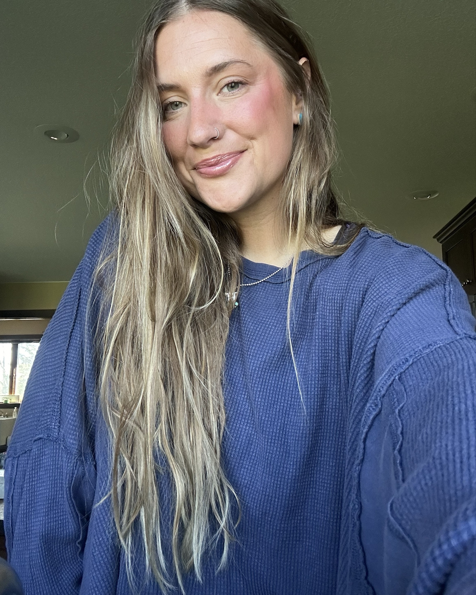 Free people thermal - wearing a large!

#LTKstyletip #LTKFestival #LTKbeauty